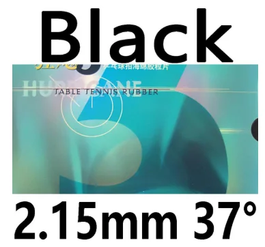DHS NEO Hurricane3 Provincial team version Pips в настольном теннисе резиновый с губкой для ракетки для пинг-понга - Цвет: black 2.15mm 37