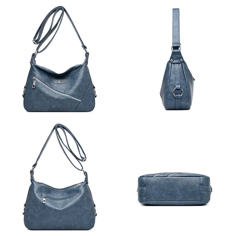 Большие вместительные Многослойные женские сумки мессенджеры роскошные