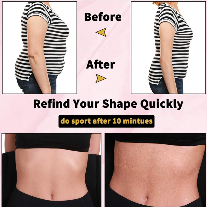 Женская корректирующая одежда неопреновый корсет для талии похудения со