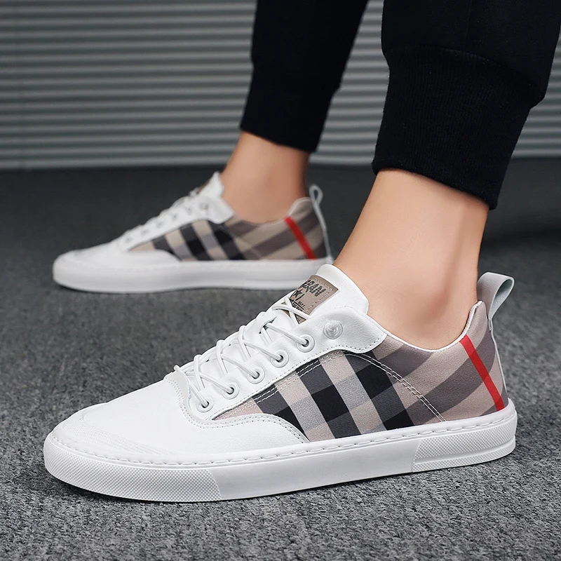

Popular Plaid casual board shoes CN(Origin)