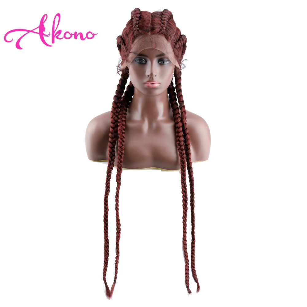 30 дюймовые плетеные кружевные парики синтетические передние для черных женских