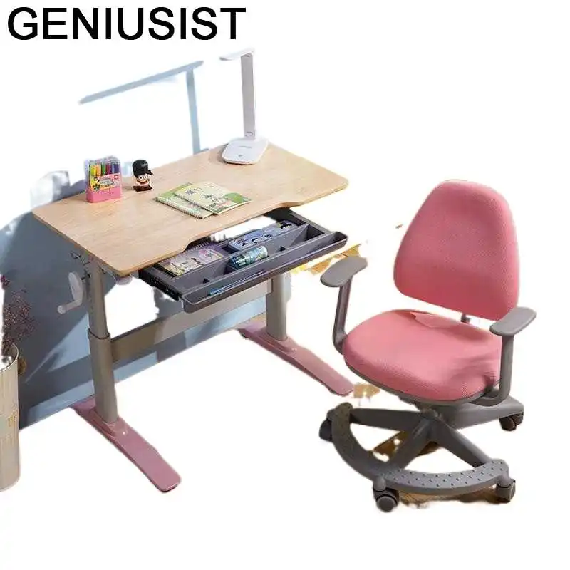 

Tavolo Per De Estudo Scrivania Bambini Pupitre Toddler Children and Chair Adjustable Mesa Infantil for Kinder Study Kids Table