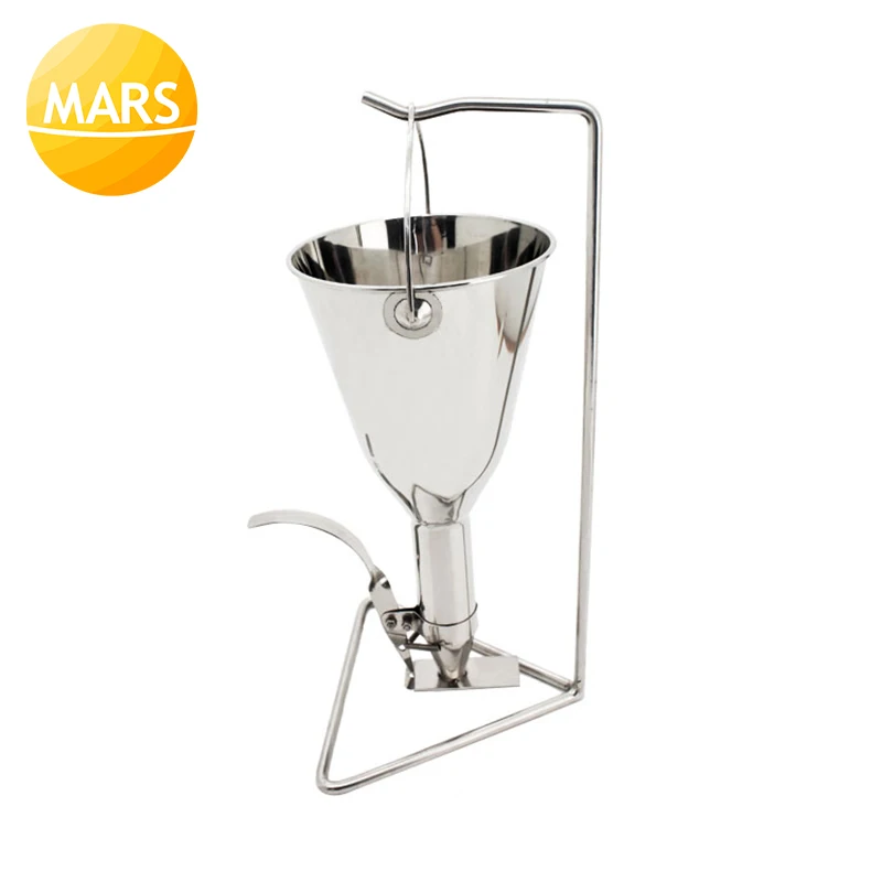 MARS Chocolate Cupcake Mixture Batter Confectionery Funnel Dispenser,Dispense Syrups,Stainless Funnel