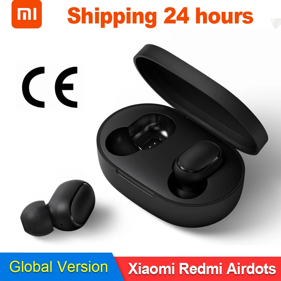 Оригинальные беспроводные наушники Xiaomi Redmi Airdots TWS, наушники с громкой связью, голосовое управление, Bluetooth 5,0, шумоподавление, управление AI