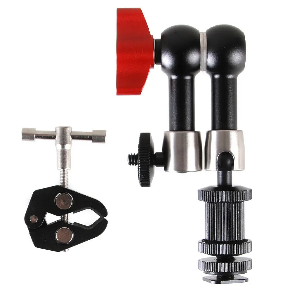 7 ''Sainless Steel Articulating Magic Extension Arm для Светодиодный монитор камеры клетка Mic