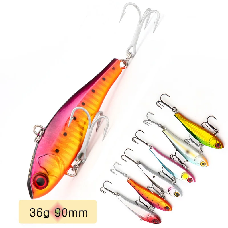 Тонущая приманка 36 г/90 мм вибрирует подходит для всех рыболовных снастей твердая