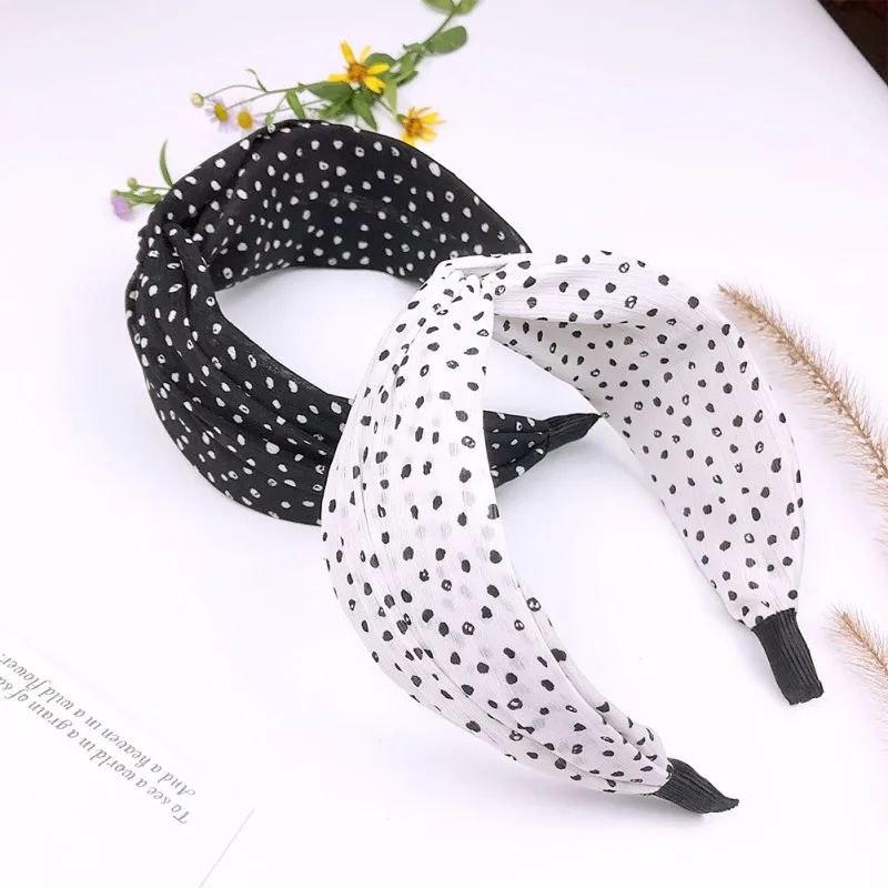 Корейский ребенок мода Ooriginal крест Печать детей старше 3 лет повязка на голову