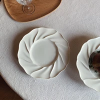 breakfast ceramic dinner plates serving pasta cake restaurant supplies white plates dessert porcelain assiette tableware df50zc