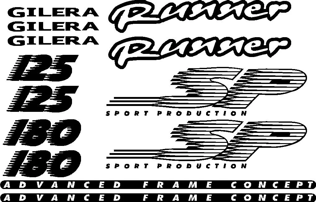Для Gilera SP Runner 125 180 SP125 SP180 Скутер мопед наклейки графика|Наклейки на автомобиль| |