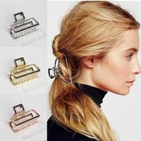 fashion women stylish modern hair claw metal hairband accessories clips