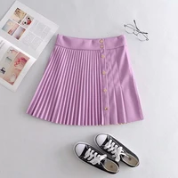 harajuku academy style korean cute sweet girl dance mini skirt high waist pleated skirt