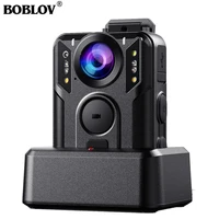 boblov m6 2160p gps camera infrared night vision 64gb mini camera dash cam small camcorder 7 hours recording bodycam police