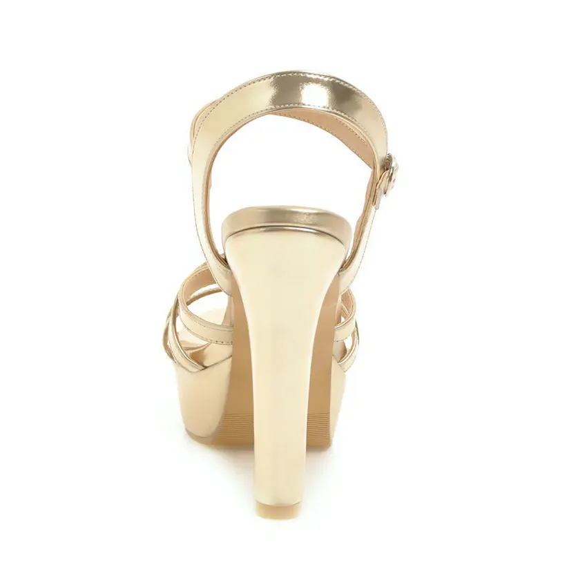 Женские босоножки с ремешком на застежке ESVEVA элегантные из искусственной кожи