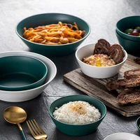 creative nordic ceramic rice bowl single small bowl salad bowl dessert bowl dinner bowl household tableware trays