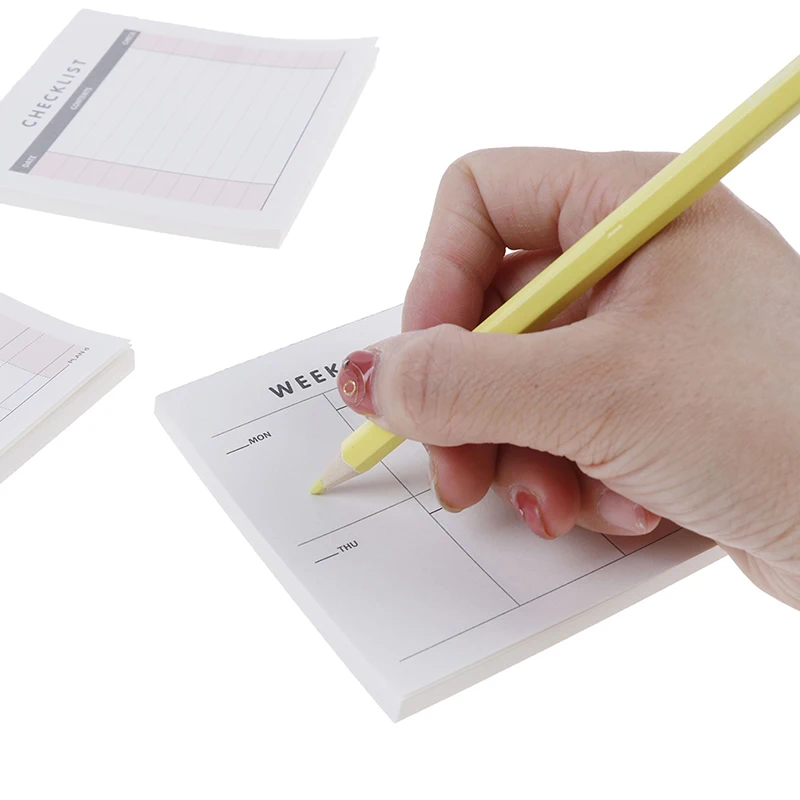 

1pcs Weekly Monthly Work Planner Book Diary Memo Pad For Kids School Supplies