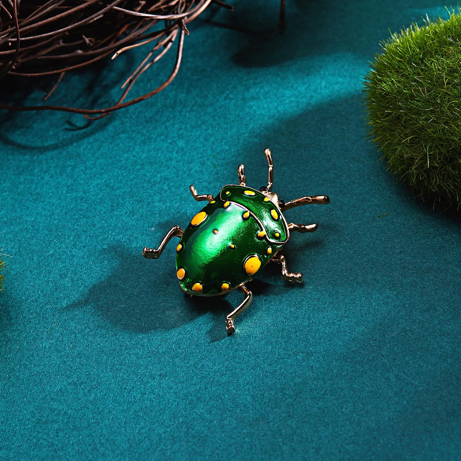 RINHOO эмалированная бриллиантовая брошь в виде насекомых для женщин и мужчин 2