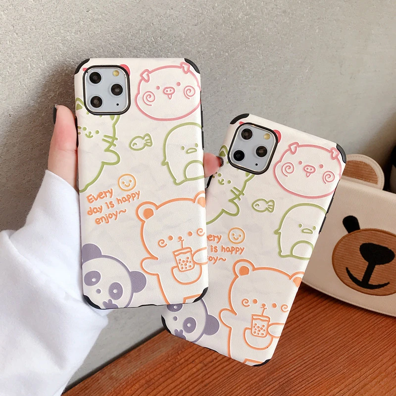 Cartoon Animal Case for Xiaomi Redmi Note 8 Pro Mi 10 9 A3 Lite 9se Play SE A2 6 Cute Lovely TPU Phone Cover |