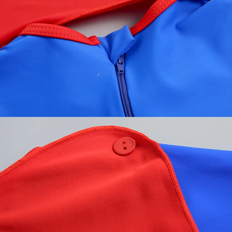 Купальный костюм с накидкой СУПЕРМЕНА для маленьких мальчиков новинка 2020 года