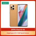 Смартфон OPPO Find X3 5G, 6,7 дюйма, 120 Гц, AMOLED, Восьмиядерный процессор Snapdragon 870, 4 камеры 50 МП, WiFi 6, Google Play