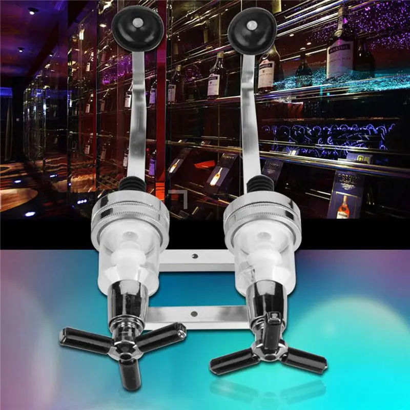 2 бутылки винного спирта Диспенсер стойка для напитков настенный бар|Ведра и