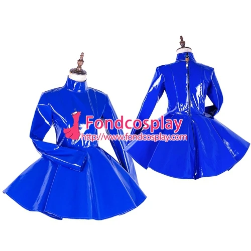 

lockable gothic punk lolita PVC dress Uniform cosplay costume Tailor-made[G1754]