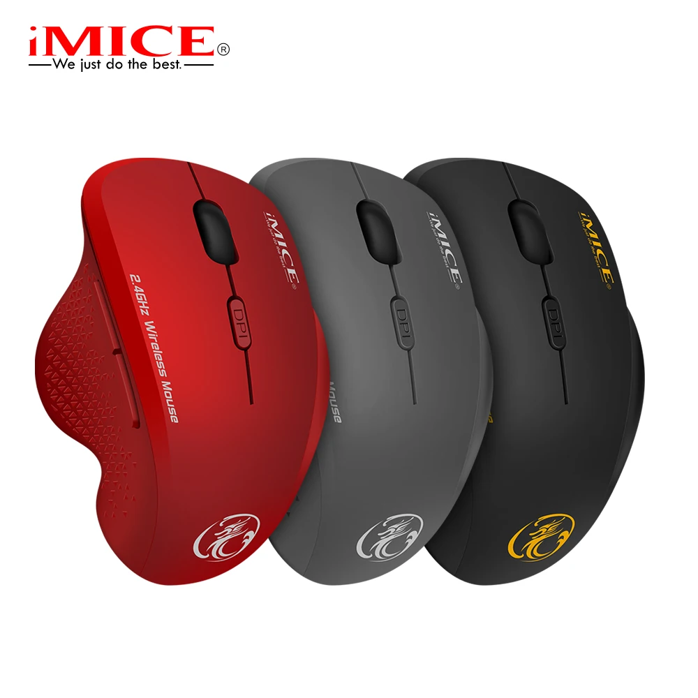 

Imice Gaming 2.4G Wireless Silent Mouse Wireless Mouse Bluetooth 6 button gaming mouse Silent Mause Ergonomic For Laptop PC