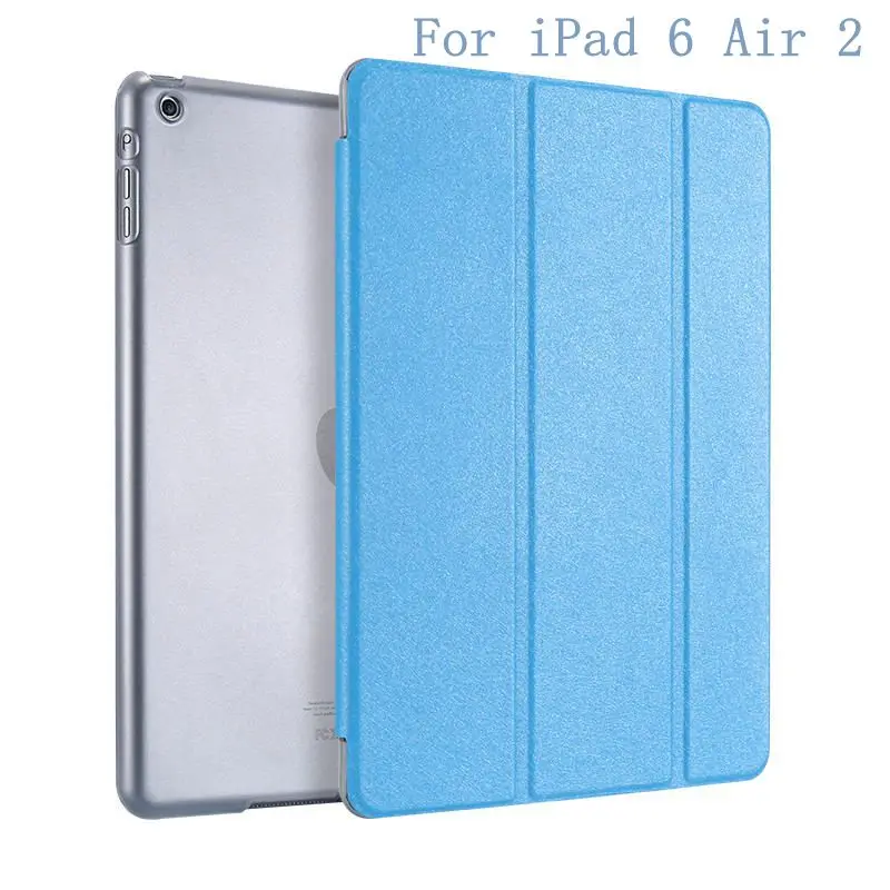 For i Pad 6 Air 2 Чехол Floveme для i Pad Air 2 Шелковый чехол для i Pad Mini 2 4 5 складной тонкий полный защитный чехол для i Pad Pro 9,7 12,9 - Цвет: For i Pad 6 Air 2