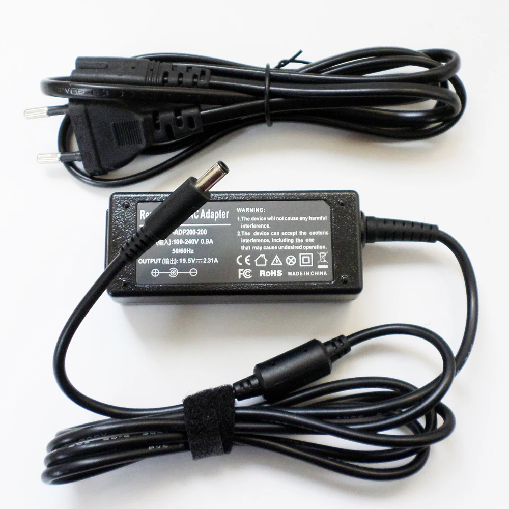 New Power Supply Cord Battery Charger For Dell Inspiron 13 7000 13 7375 7378 P69G 70VTC 070VTC 19.5V 2.31A 45W Laptop AC Adapter