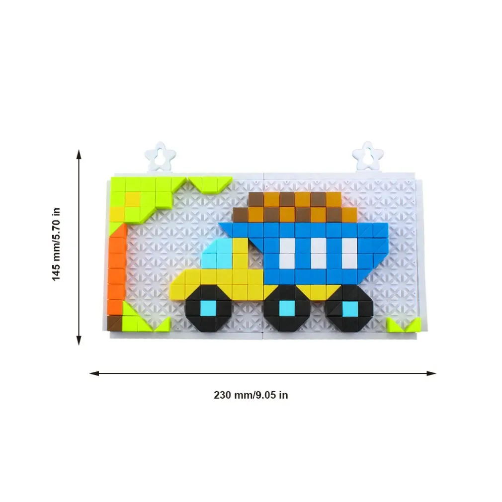 

Kids 3D Wooden Jigsaw Puzzles Creative Cube Blocks Toys Building Blocks Car Dinosaur Fire truck Series Educational