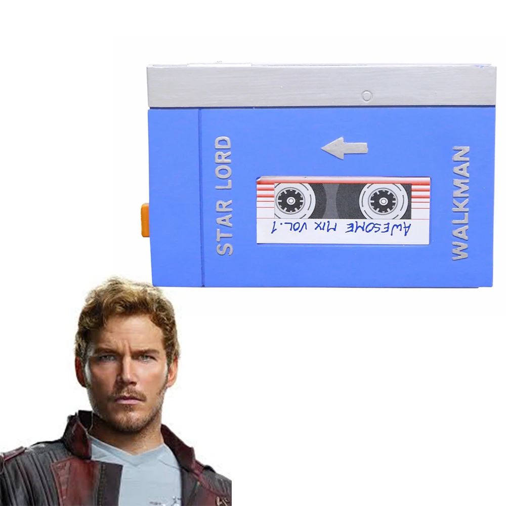 XCOSER Star Lord Walkman стражи Галактики Звездный Владыка реквизит для косплея Хэллоуин косплей костюм реквизит для мужчин