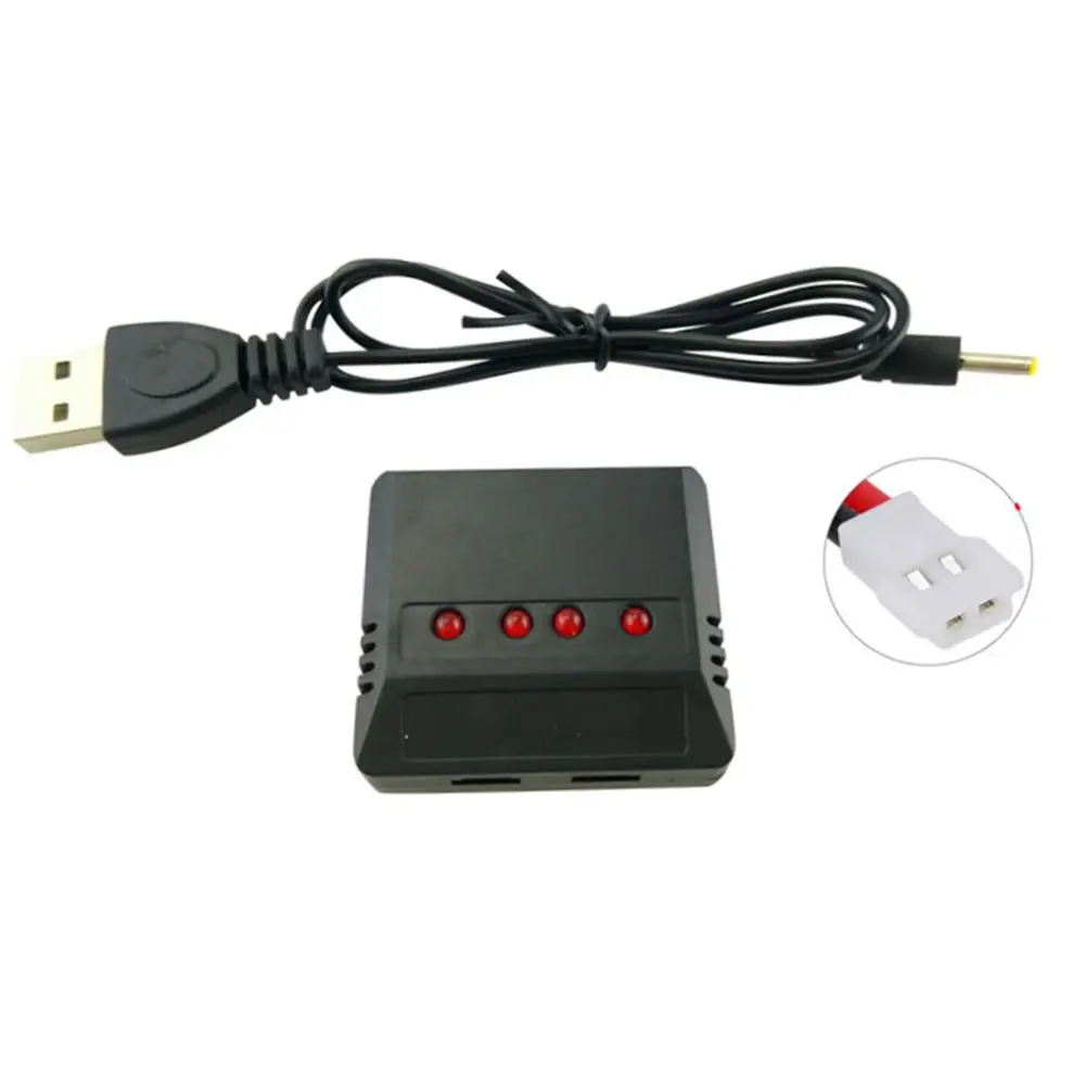 Квадрокоптер вертолет Дрон батарея зарядное устройство 4 в 1 Зарядка втулка для