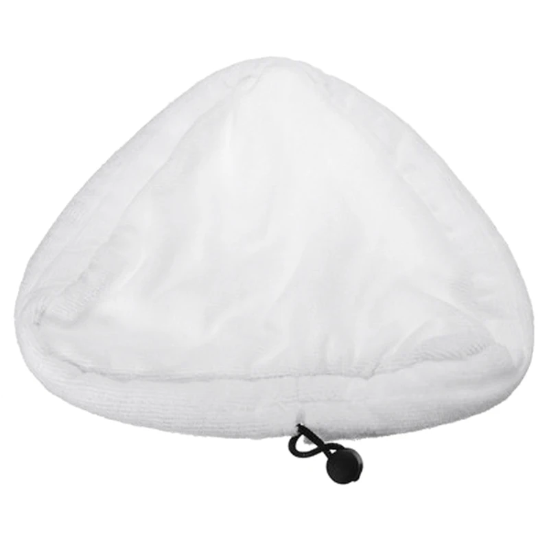 

10 Pcs White Microfibre Washable Reusable Cloth Replacement Pad Floor Cleaner for Steam Mop