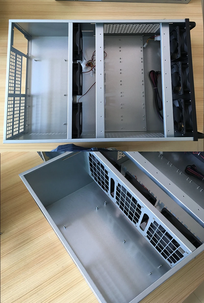 Крипто монета открытый воздух Шахтерская рама Rig Графический чехол ATX Fit 6 GPU