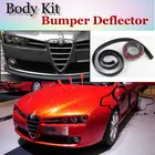 Дефлектор бампера для Alfa Romeo 159 AR 2005  2015, передний спойлер, юбка для тюнингаобвесаполоски TOPGEAR Friends