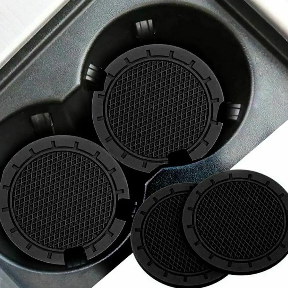 

Модная Автомобильная изоляция Подставка для бутылки с водой коврик держатель противоскользящая подставка силикагель аксессуары для салон...