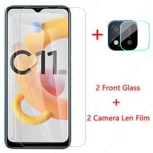 glass for realme c11 2021 tempered glass for realme c11 2021 screen protector camera len film for realme c25 c21 narzo 30 gt 5g free global shipping
