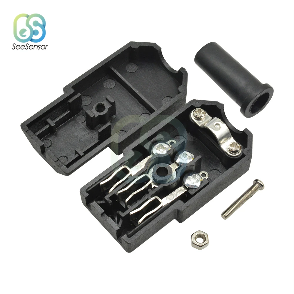 IEC прямой кабель Разъем C13 C14 черный женский/мужской разъем переменного тока 3 pin