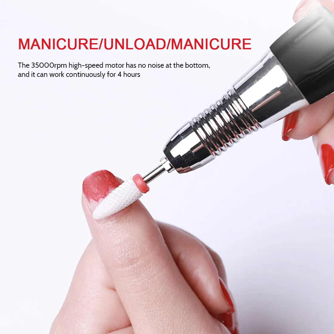 Аппарат для аппаратного маникюра 35000 об./мин. 1000 мАч | Красота и здоровье