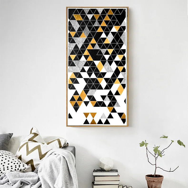 Современный абстрактный фотографический настенный постер большого размера с