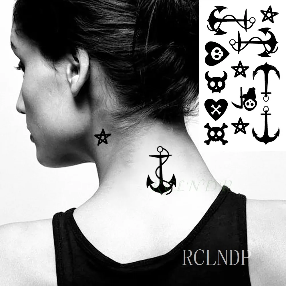 Водостойкая Временная тату-Наклейка на тело волшебная палочка тату