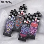 Блестящий глянцевый блеск для губ ELECOOL 3 шт, жидкая помада, матовая меняющаяся металлик блестящая Сексуальная черная фиолетовая синяя помада, макияж