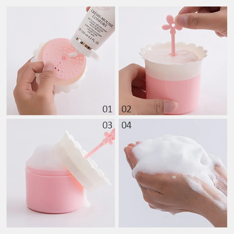 Портативный пенообразующий аппарат для очищения лица пенная чашка пятилистный