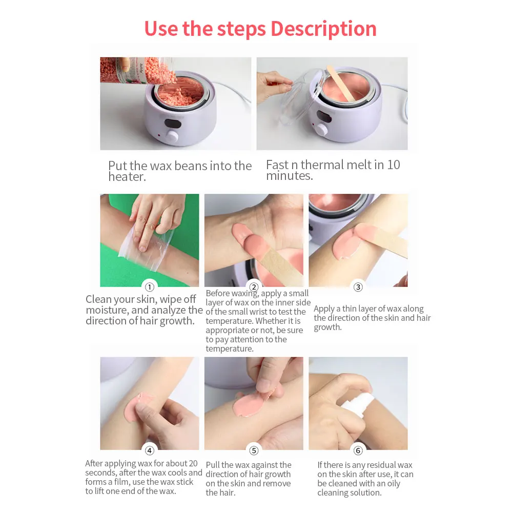 

Hair Removal Solid Hard Wax Beans Body No Strip Depilatory Hot Film Natural Depilatory Hair Remover Wax Bean 150g For Full Body