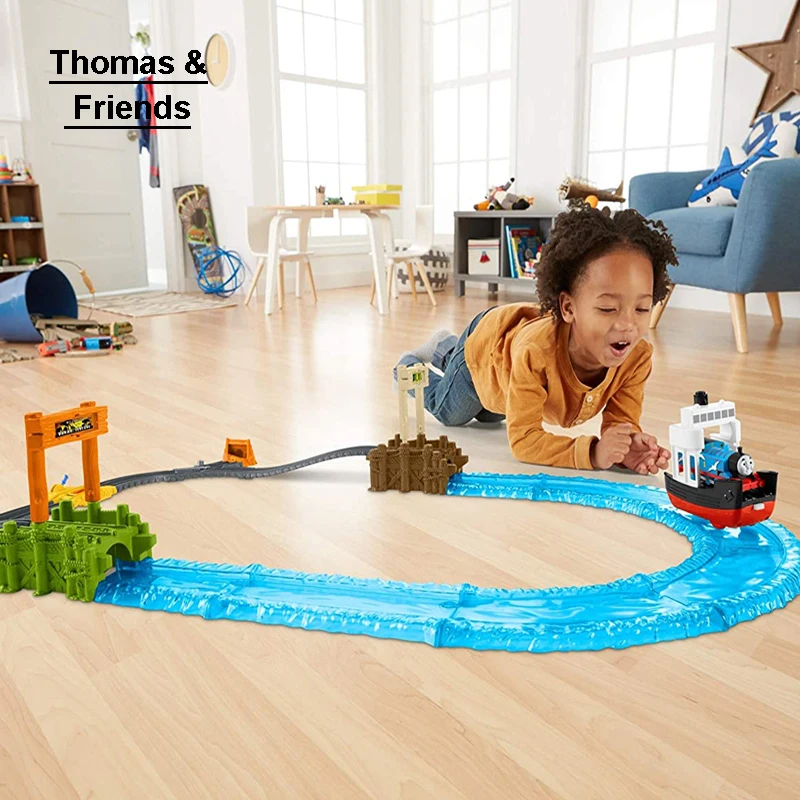 

Thomas & Friends TrackMaster Boat & Sea Set Train Track SET Splicing FJK49 Gift for Kid Creativity