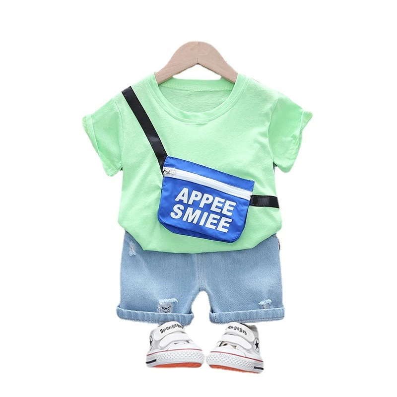 

New Summer Baby Girl Clothes Boys Cotton Casual T-Shirt Shorts 2Pcs/Sets Toddler Sport Costume Children Clothing Kids Tracksuits