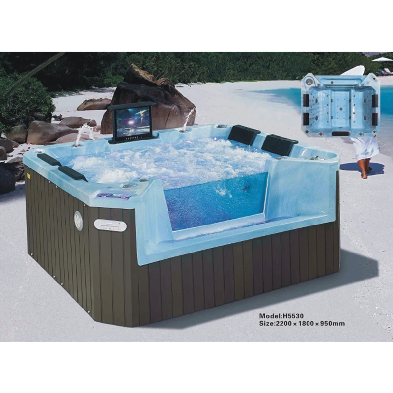 Модный высококачественный открытый спа-бассейн с массажем |