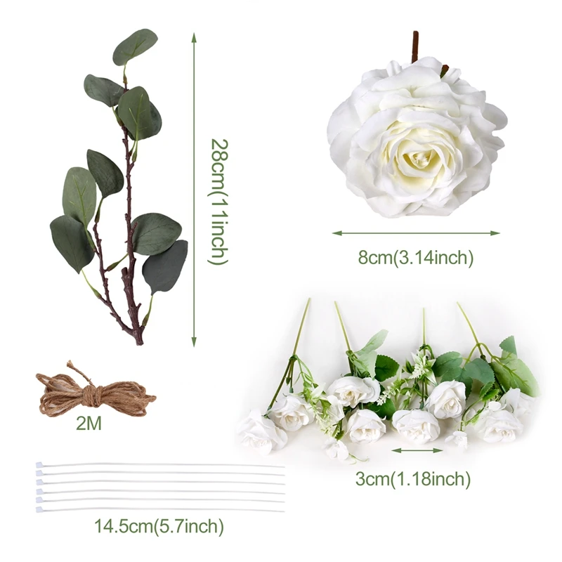 Металлическое кольцо венок со планкой ручная Цветочная Гирлянда подружки