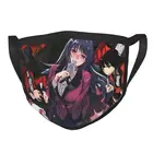 Маска-коллаж Yumeko Jabami, пылезащитная многоразовая маска для лица Kakegurui, защитная маска унисекс респиратор для взрослых