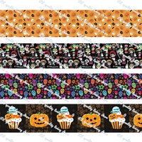 halloween ribbon for kids hair bows party decor webbing halloween wreaths fabric band 50 yards
