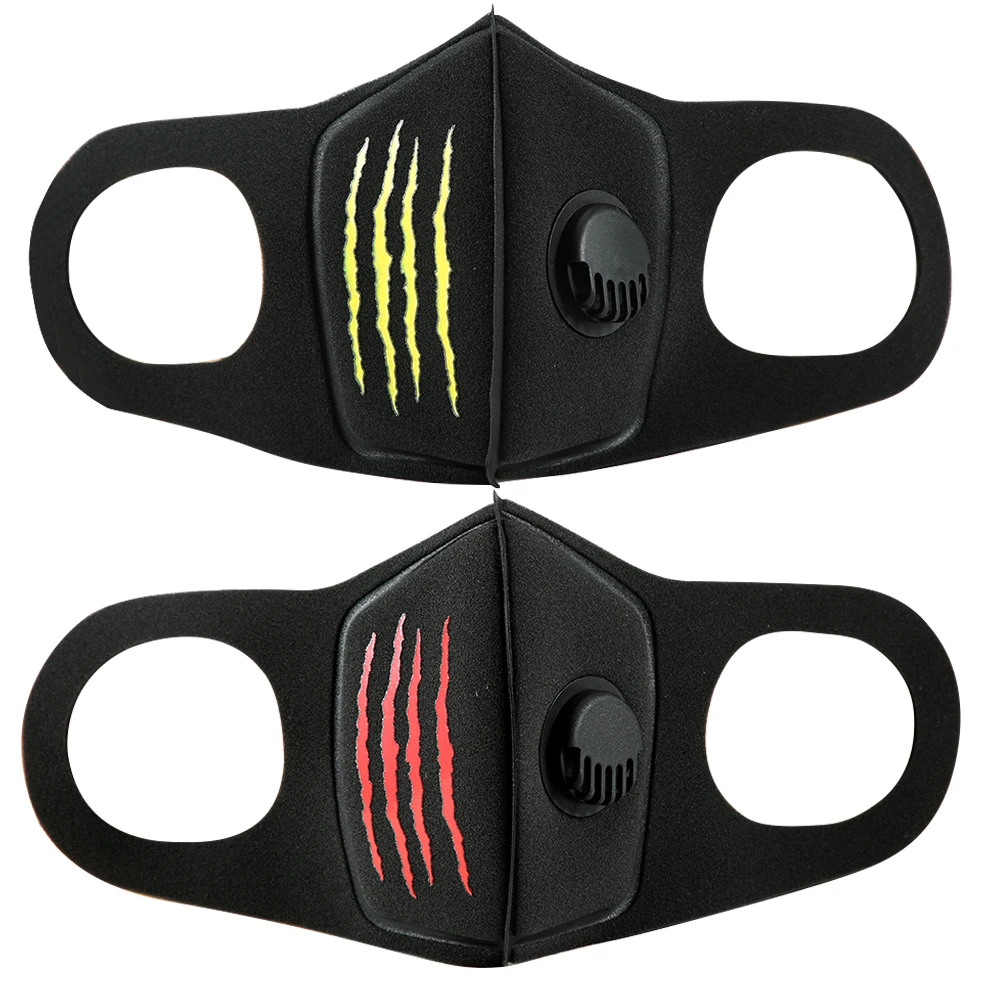 

10Pcs Anti Pollution Mask PM2.5 Air Dust Face Masks Washable Reusable Mouth Cover Dustproof Respirator Safety Mask with Valve